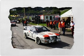 Poszterek 120x80 Audi Quattro a rally-n