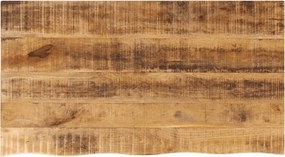 vidaXL tömör nyers mangófa természetes élű asztallap 100 x 60 x 2,5 cm