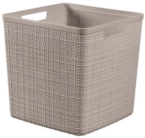Box Curver Jute Cube 17L taupe