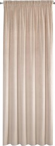 Szalagra kész függöny Aurora 140x270 Eurofirany bézs