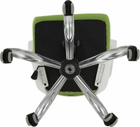 Irodai szék, zöld/fehér, TAXIS