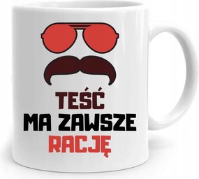 Ajándék Bögre Az Apósnak Mindig Igaza Van A fényképes nyomattal