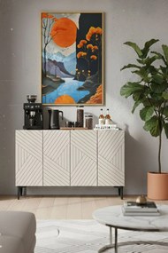 Ferro 120 - White, Travertine