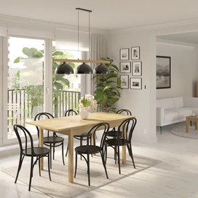 SENDI Étkezőasztal 120x80 cm.