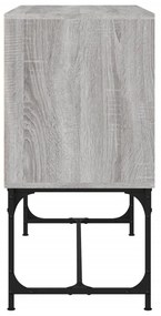 szürke sonoma színű szerelt fa tálalószekrény 100x40x79,5 cm