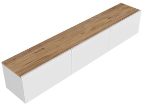TV szekrény West - White, Atlantic Pine