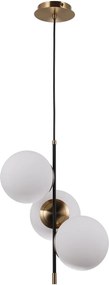 Italux modern függeszték stelia antik bronz fehér matt fekete itxpnd-43660-3