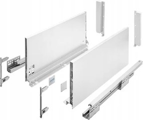 Fiók Gtv Axis Pro B. Magas L600 H199 Fehér Csendes Ház Teljes Kihúzható