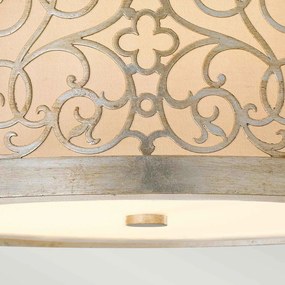Feiss klasszikus mennyezeti lámpa arabesque ekrü patina elsfe-arabesque-f
