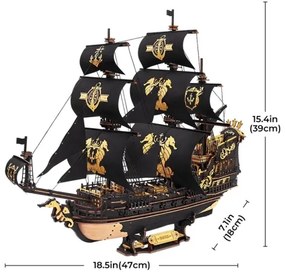RoboTime - 3D mechanikus kirakó Vitorlás Tengeri csikó