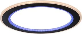 Rabalux golwen beltéri mennyezeti lámpa 22w 1550lm ip20 fekete rgb távirányítóval