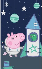 Peppa malac Space kéztörlő, arctörlő, törölköző 30x50 cm