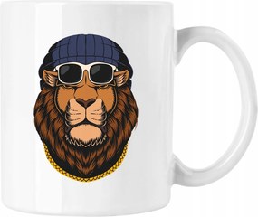 Bögre Agresszív Oroszlán 1 Fehér 330ml