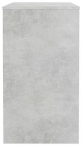 betonszürke szerelt fa íróasztal 90 x 40 x 72 cm