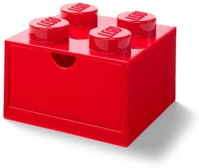 Piros, fiókos tárolódoboz, 15 x 16 cm - LEGO®