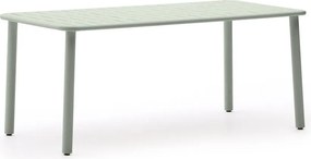 Acél kerti étkezőasztal 90x180 cm Brai – Kave Home