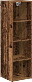 vidaXL Függő szekrény tárolóval Öreg fa 30 x 29,5 x 100 cm Faanyag