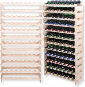 96 palackos bortartó állvány moduláris 12x8 szerelés szerszámok nélkül