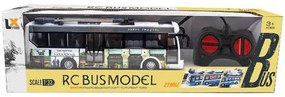 City 1:32 RC Buszmodell Távirányítós Játékautó Gyerekeknek 27Mhz RC játékautó fényfejjel 3.7V Akku Busz