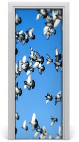 Ajtóposzter A galambok az égen 75x205 cm