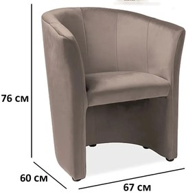 Fotel Thersa (sötétzöld). 1050882