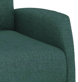 vidaXL sötétzöld szövet felállást segítő fotel
