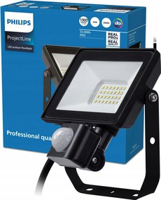 Led fényvető 20W 4000K IP65 Halogén Reflektor mozgásérzékelővel Philips