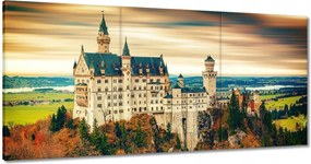 Vászonkép 60x30 Neuschwanstein kastély