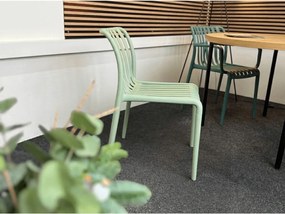 Műanyag szék TREGO, zöld