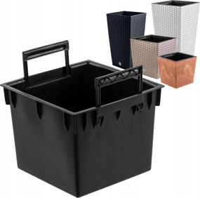 Virágtartó betét fogantyúkkal 28,5x28,5cm 22L Prosperplast H virágtartókhoz 55cm