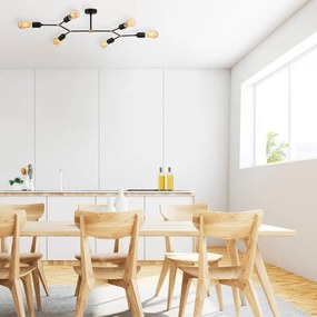 Fekete mennyezeti lámpa 48x95 cm Sparrow – Opviq lights