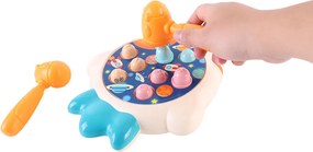 Bolygó hajsza ügyességi társasjáték kalapácsokkal Whack-A-Mole