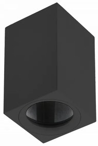 Lámpa Mennyezeti lámpatest TIPO, alum, 60x60x100, IP20, max 50W, kwad. Fekete