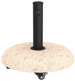 Kerekes Napernyő Talapzat 37/42/52/58mm Rúdhoz Sárga Beton