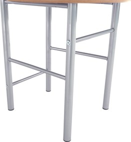 Szobainas, ezüst fém + bükkfa, FRANK