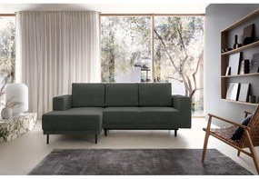 Sarokkanapé Rodriguez mini (B) (szürke + fekete) . 1099131