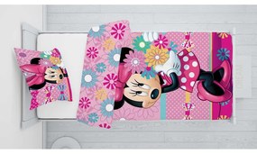 Egyszemélyes pamut gyerek ágyneműhuzat 140x200 cm Minnie – Jerry Fabrics