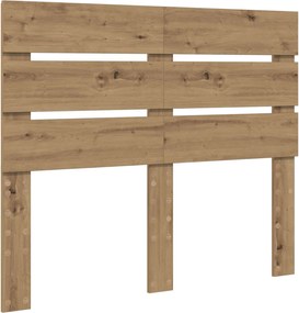 vidaXL Fejtámla Artisan tölgy 120 cm Faanyag