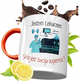 Narancssárga Bögre Doktornak Tökéletes Ajándék fényképes nyomtatással