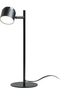 RENDL NOVA asztali lámpa fekete króm/opálakril 230V LED 4.2W 3000K