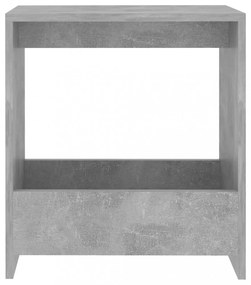 betonszürke forgácslap kisasztal 50 x 26 x 50 cm