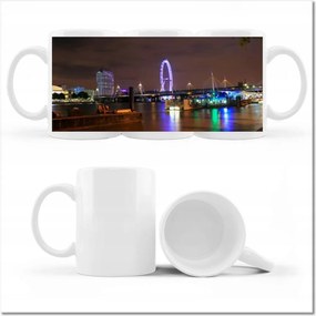 Fényképes bögre Lila London Eye