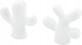Só- és borsszóró 'Cactus' (pvc), fehér