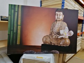 Kép meditálló Buddha