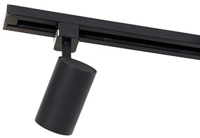 Okos sínrendszer fekete 3 spotlámpával és függőlámpa 1 fázisú - Cavalux Jeana