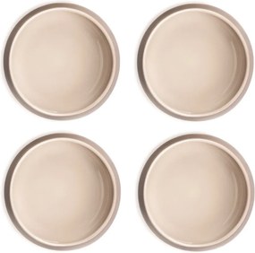 Bézs kőedény tálka szett leveses/ramenhez 4 db-os 1 l Terra Vira – Bonami Selection