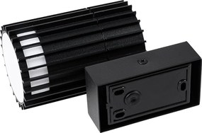 Design kültéri fali lámpa fekete IP44 - Boris