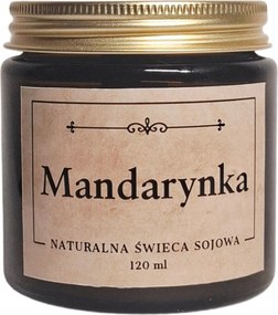 Természetes szójagyertya – Mandarin illat 120 ml kézzel készített
