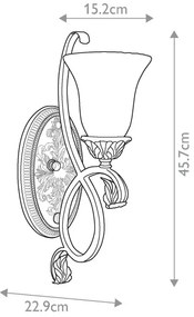 Feiss FE-SONOMAVALLEY1 - Fali lámpa SONOMA VALLEY 1xE27/60W/230V