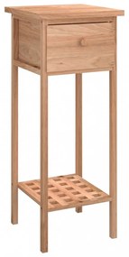 tömör diófa kisasztal fiókkal 25 x 25 x 60 cm